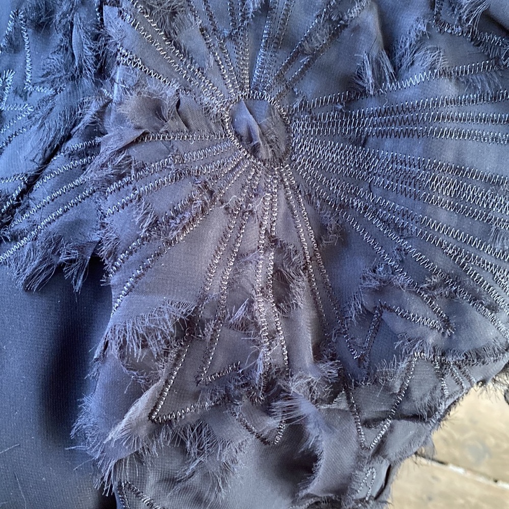 Dina Bar-el Black Cocktail Dress 100% Silk - Picture 12 of 12